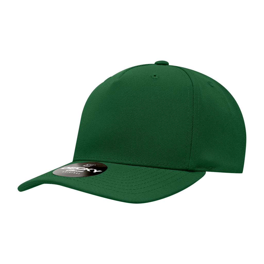 Decky 6038 5 Panel Mid Profile Structured Polyester Cap