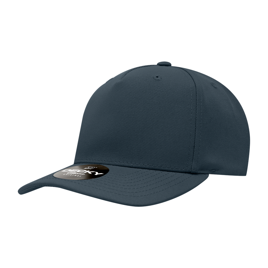 Decky 6038 5 Panel Mid Profile Structured Polyester Cap