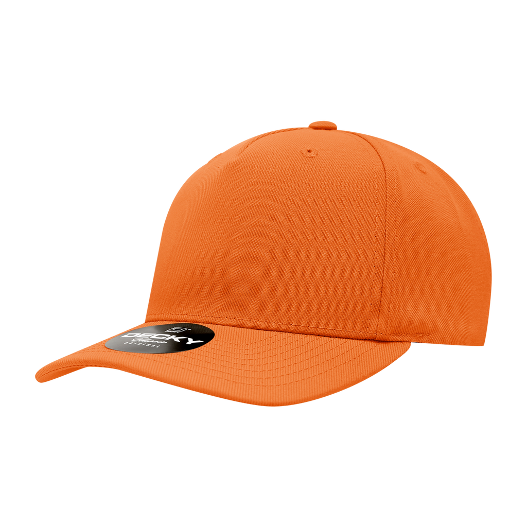 Decky 6038 5 Panel Mid Profile Structured Polyester Cap