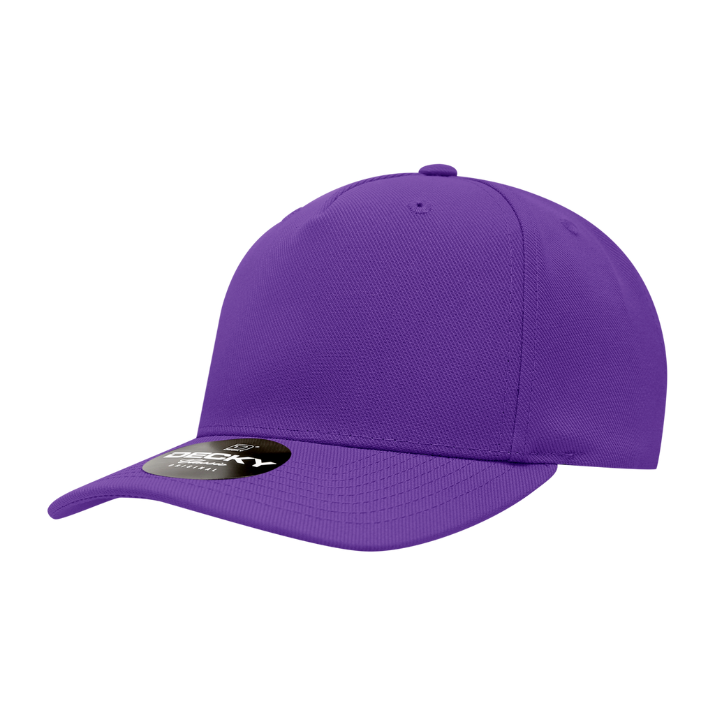 Decky 6038 5 Panel Mid Profile Structured Polyester Cap