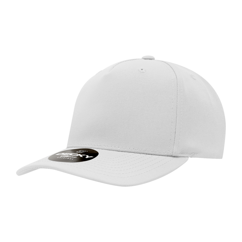 Decky 6038 5 Panel Mid Profile Structured Polyester Cap