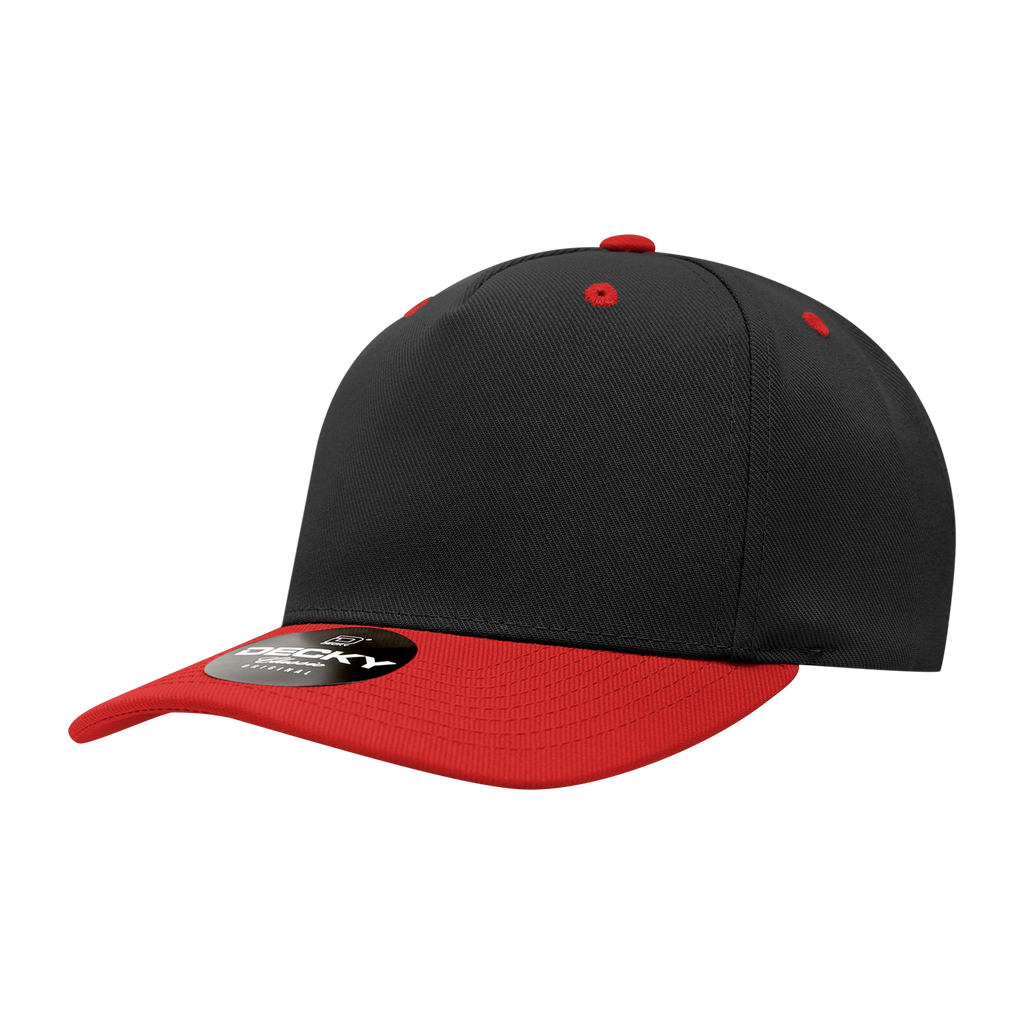 Decky 6038 5 Panel Mid Profile Structured Polyester Cap