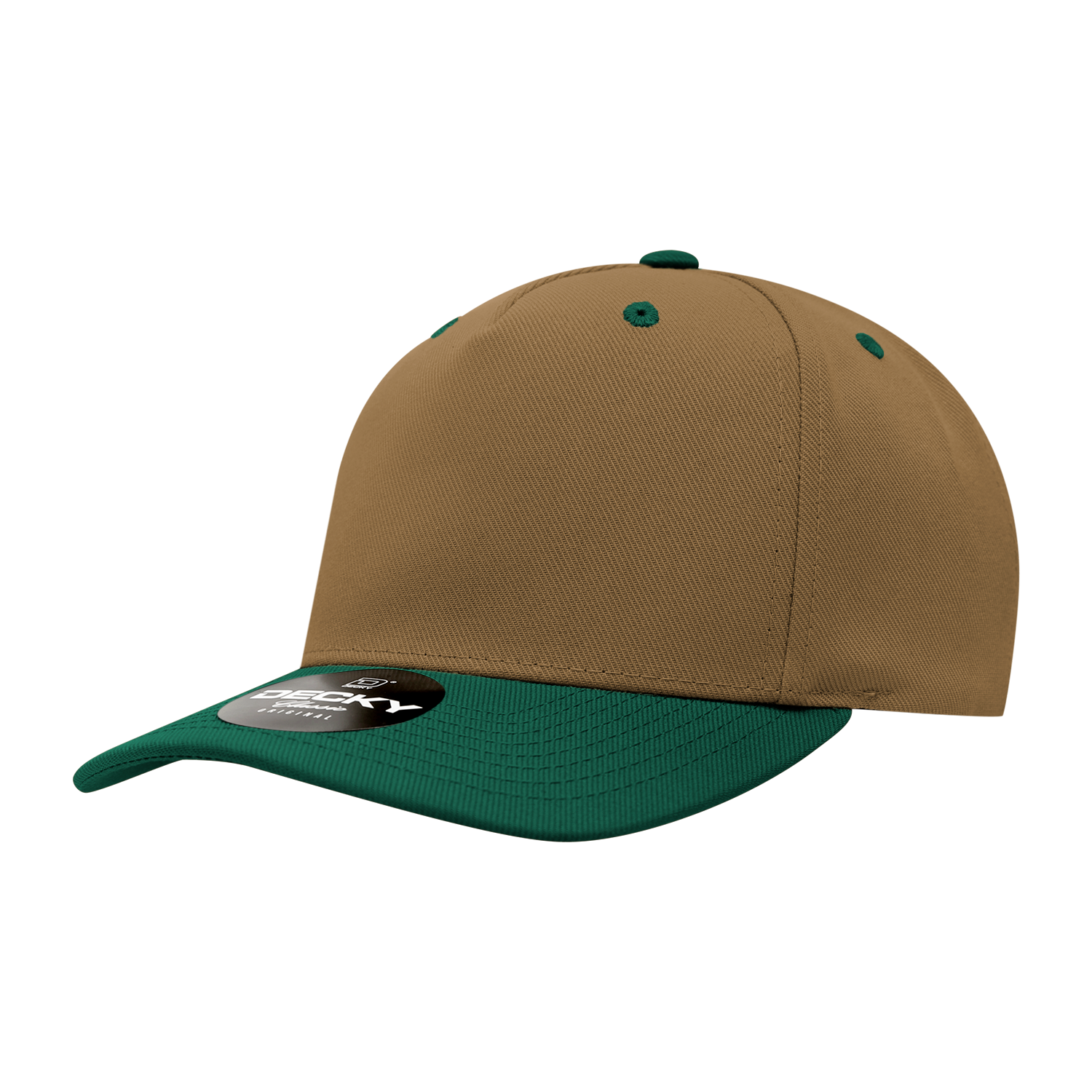 Decky 6038 5 Panel Mid Profile Structured Polyester Cap