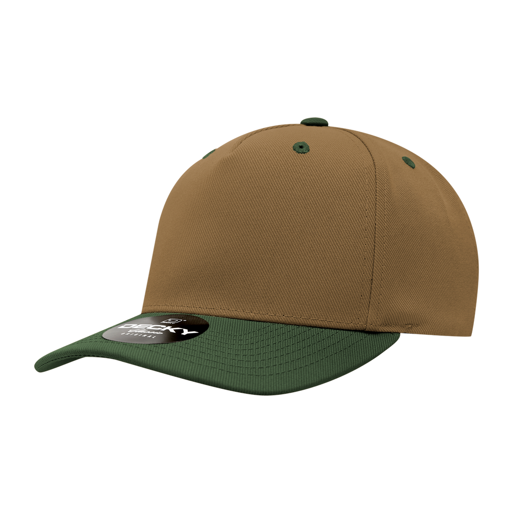 Decky 6038 5 Panel Mid Profile Structured Polyester Cap