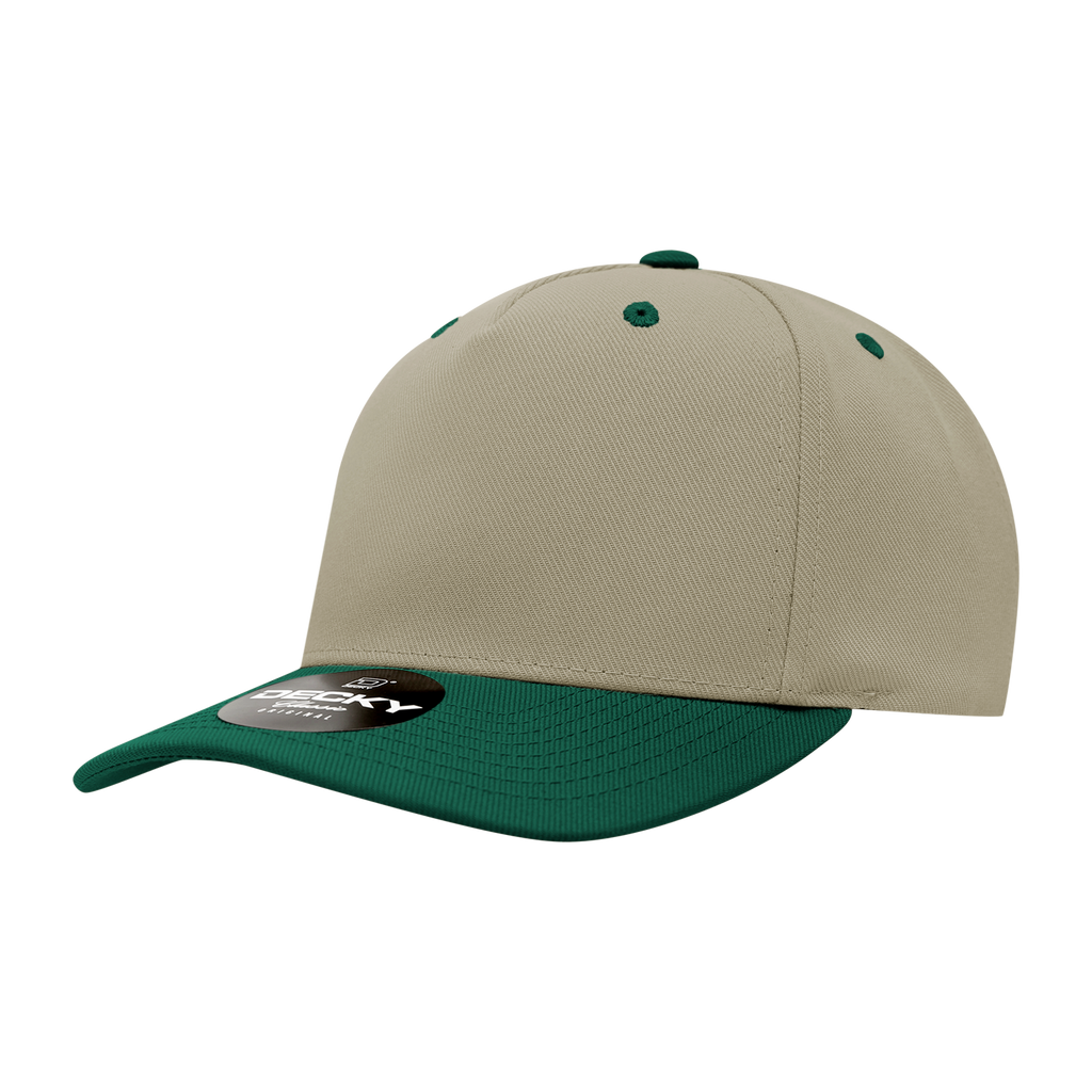 Decky 6038 5 Panel Mid Profile Structured Polyester Cap