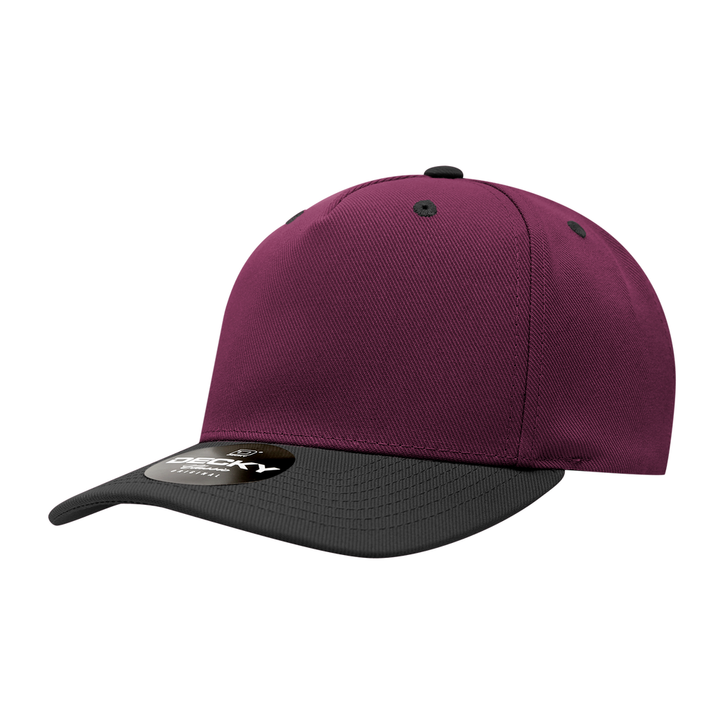 Decky 6038 5 Panel Mid Profile Structured Polyester Cap