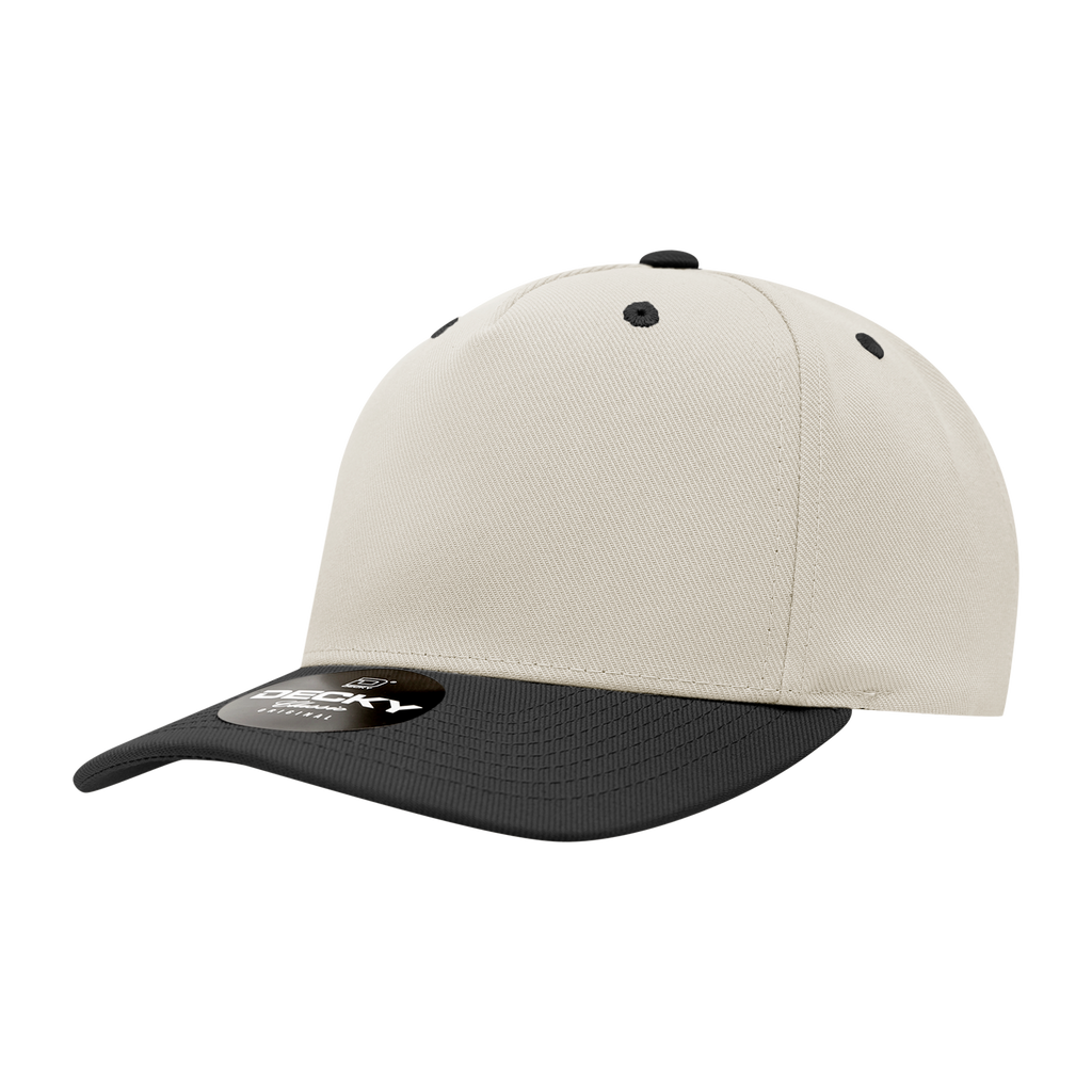Decky 6038 5 Panel Mid Profile Structured Polyester Cap