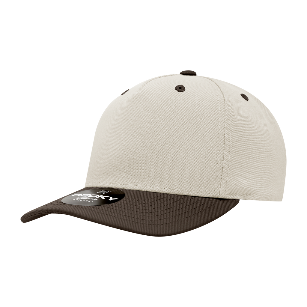Decky 6038 5 Panel Mid Profile Structured Polyester Cap
