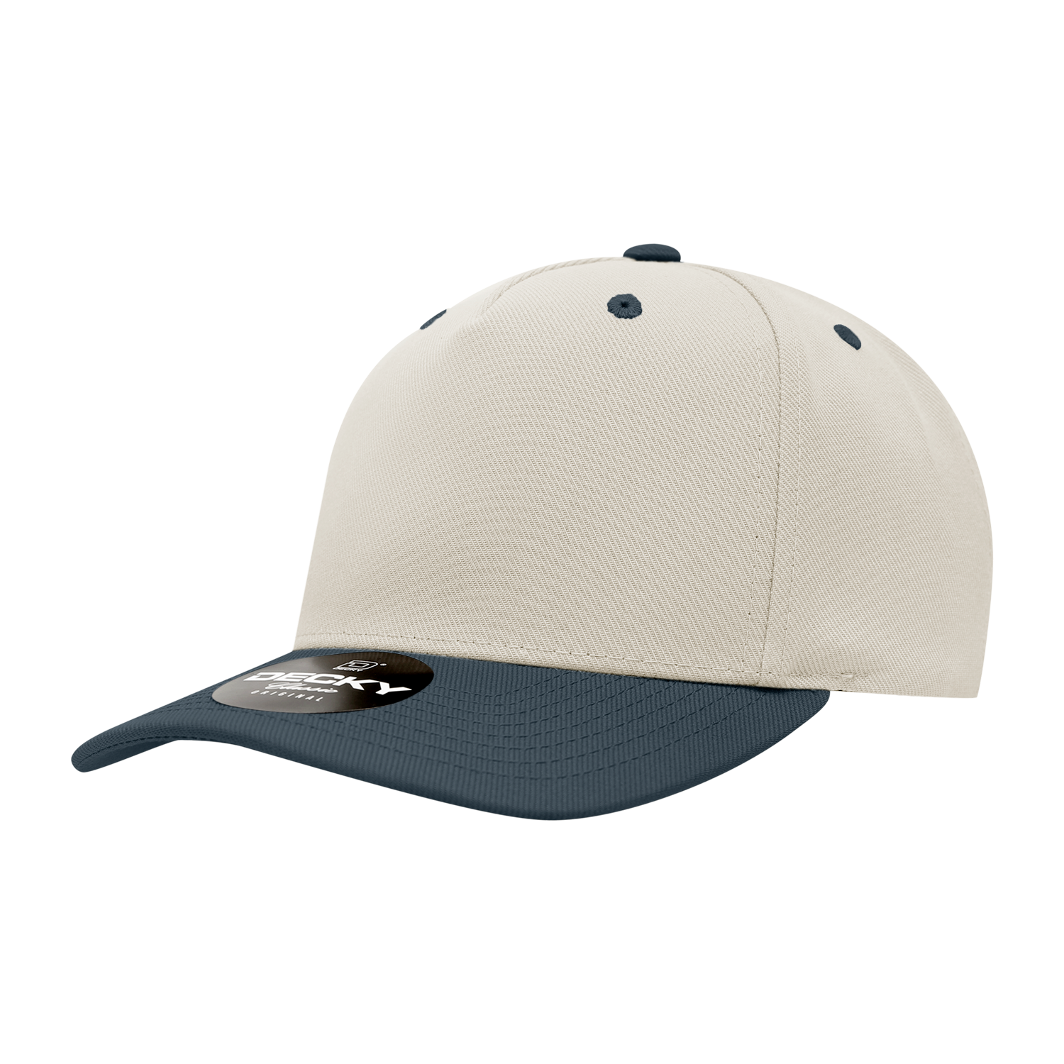 Decky 6038 5 Panel Mid Profile Structured Polyester Cap