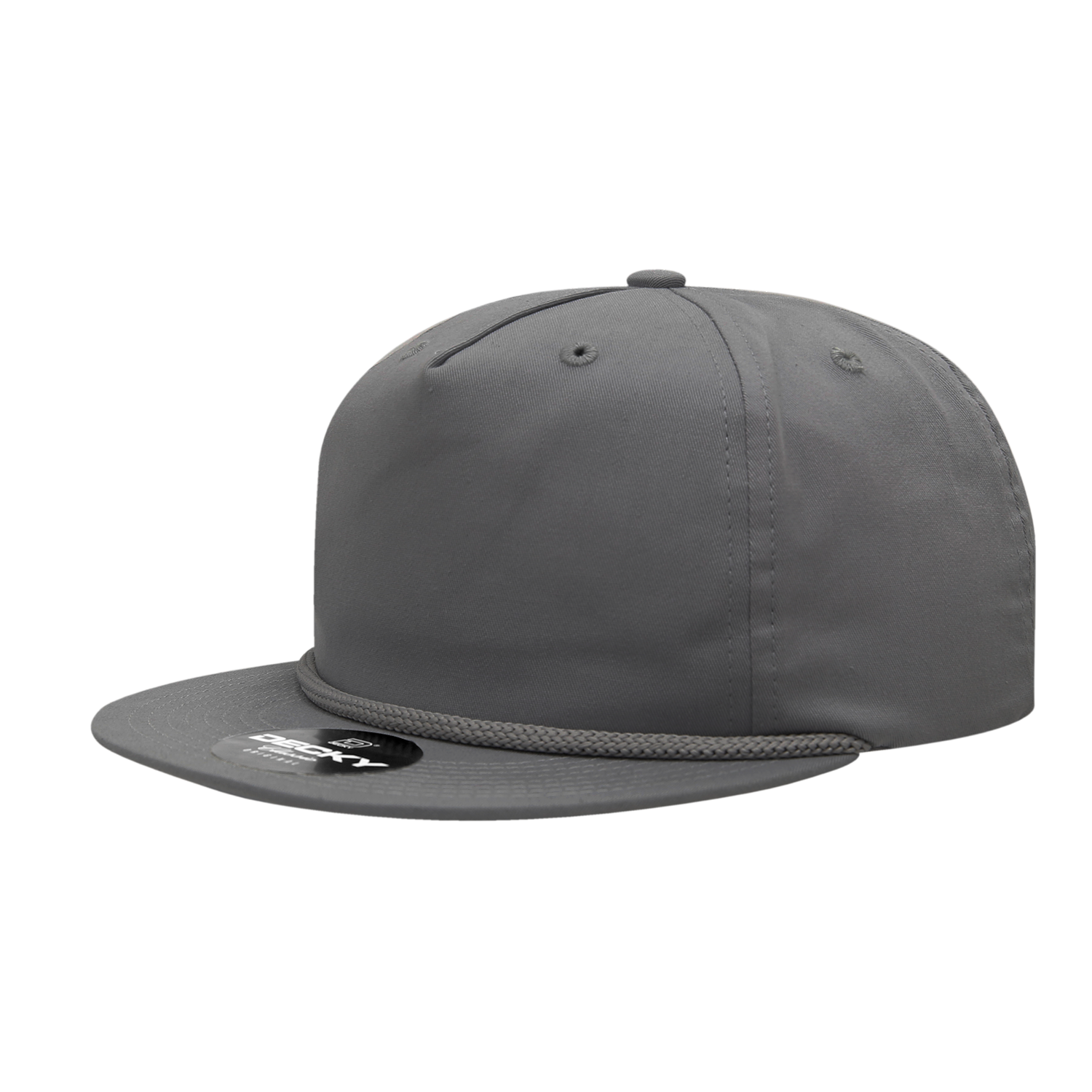 Decky 6042 5 Panel High Profile Relaxed Cotton Blend Rope Hat
