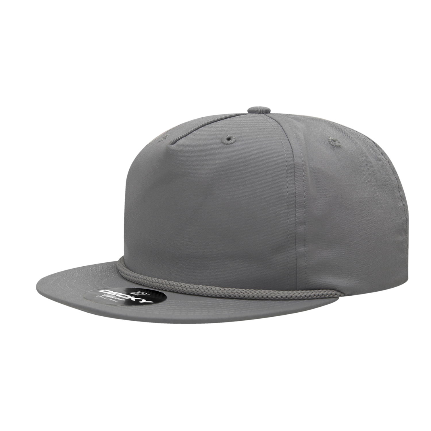 Decky 6042 5 Panel High Profile Relaxed Cotton Blend Rope Hat