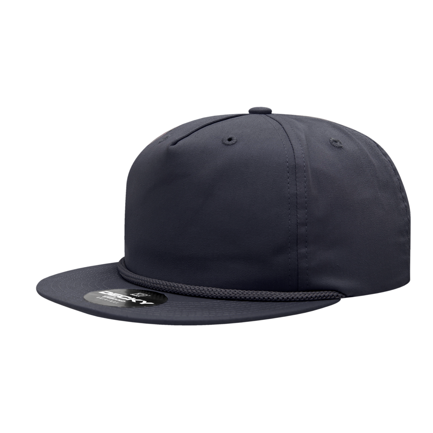 Decky 6042 5 Panel High Profile Relaxed Cotton Blend Rope Hat