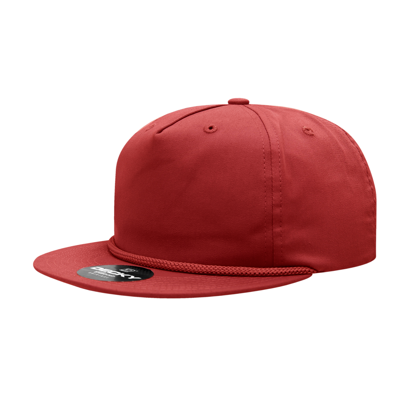 Decky 6042 5 Panel High Profile Relaxed Cotton Blend Rope Hat