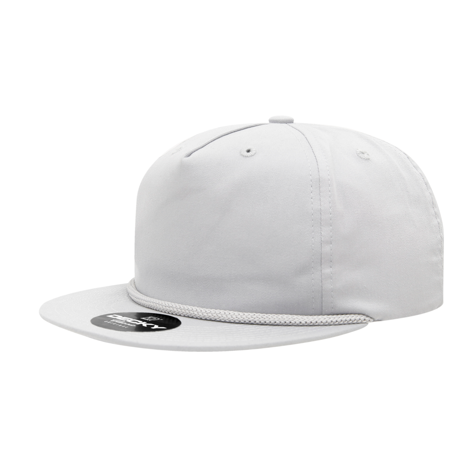 Decky 6042 5 Panel High Profile Relaxed Cotton Blend Rope Hat