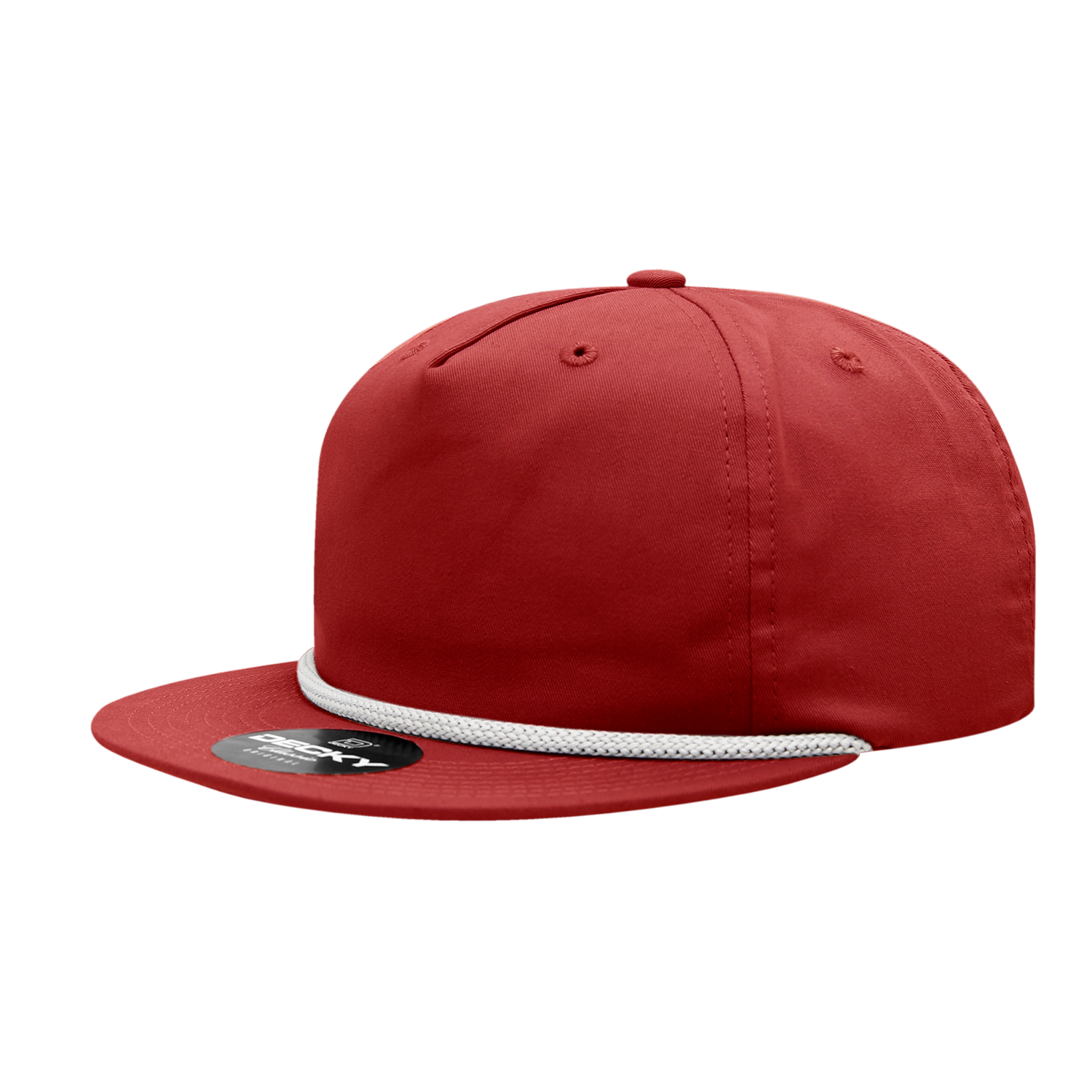 Decky 6042 5 Panel High Profile Relaxed Cotton Blend Rope Hat