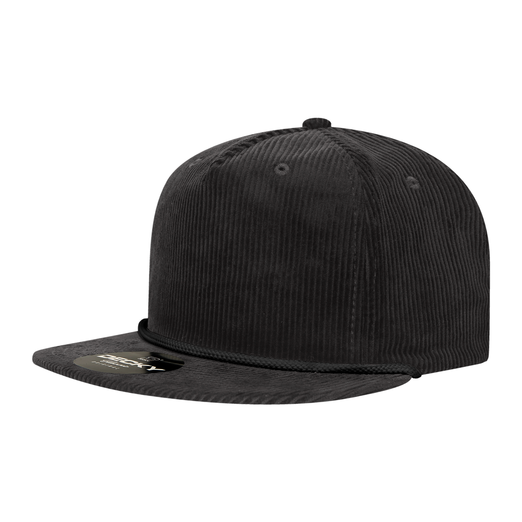Decky 6043 5 Panel High Profile Relaxed Corduroy Rope Hat