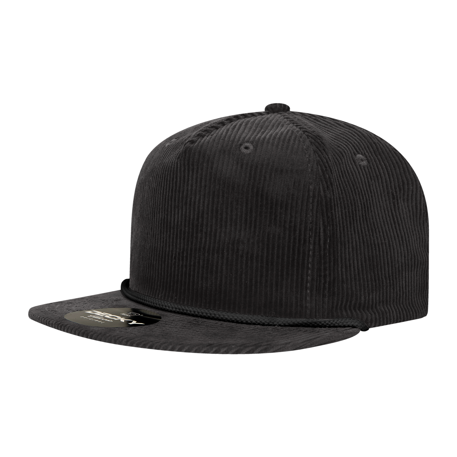 Decky 6043 5 Panel High Profile Relaxed Corduroy Rope Hat