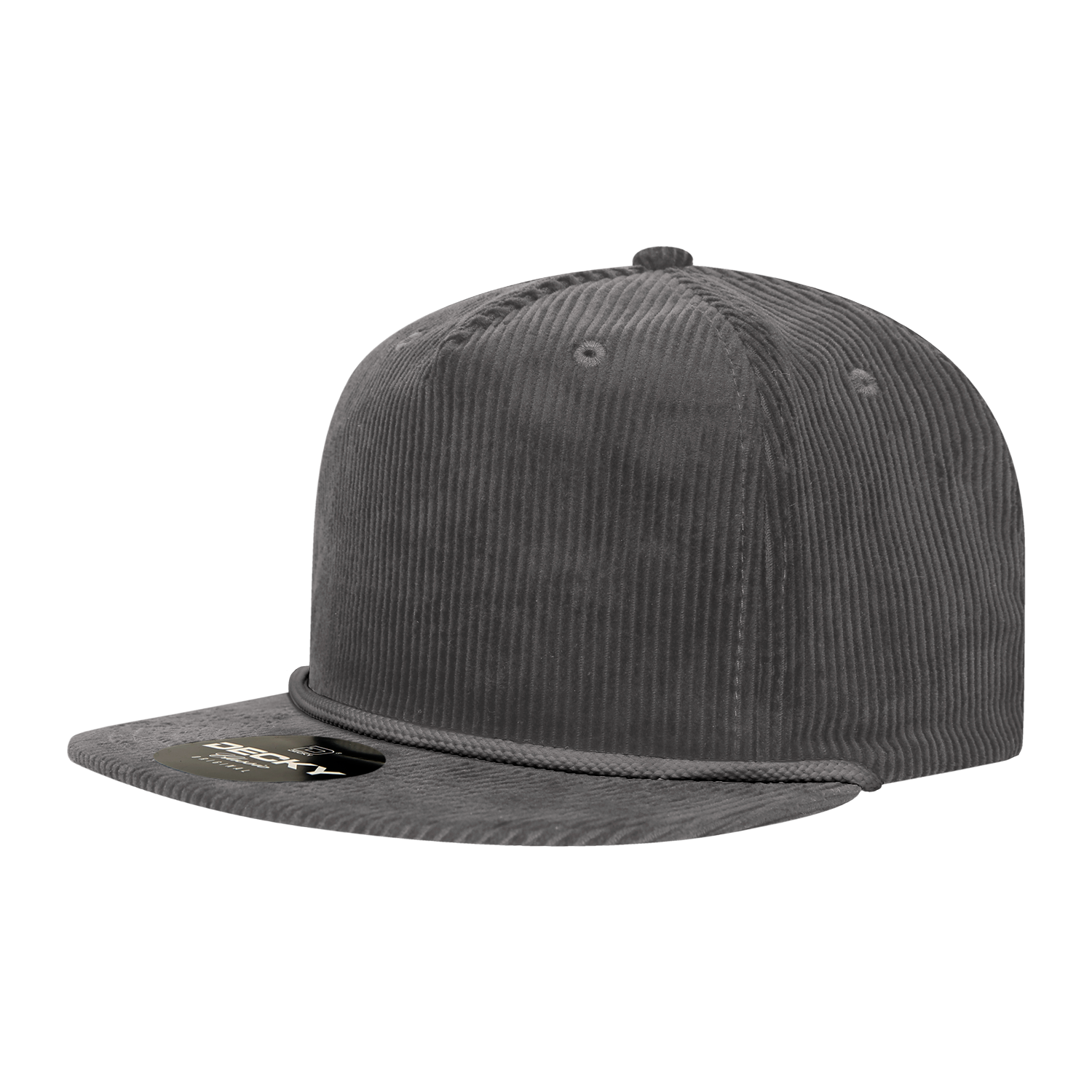 Decky 6043 5 Panel High Profile Relaxed Corduroy Rope Hat