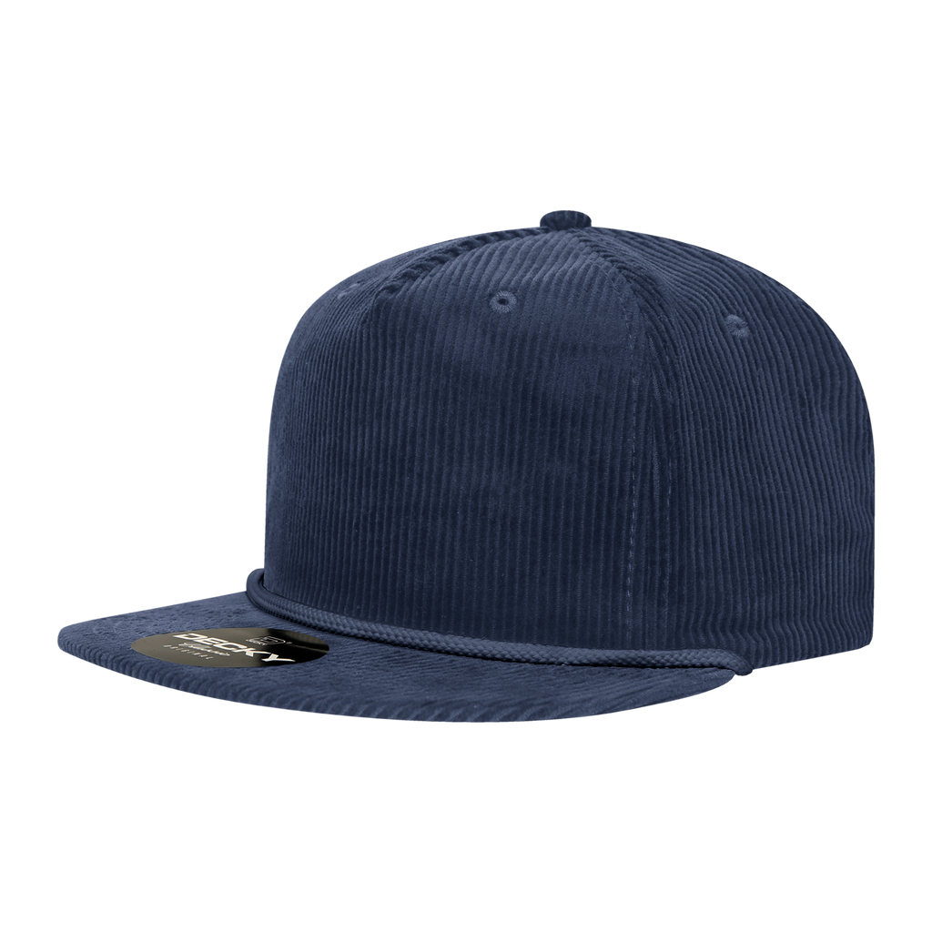 Decky 6043 5 Panel High Profile Relaxed Corduroy Rope Hat