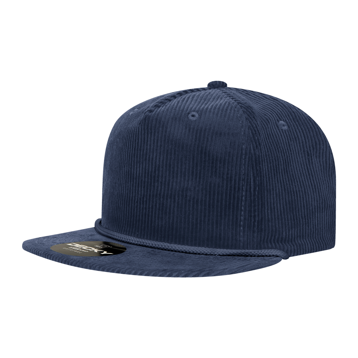 Decky 6043 5 Panel High Profile Relaxed Corduroy Rope Hat