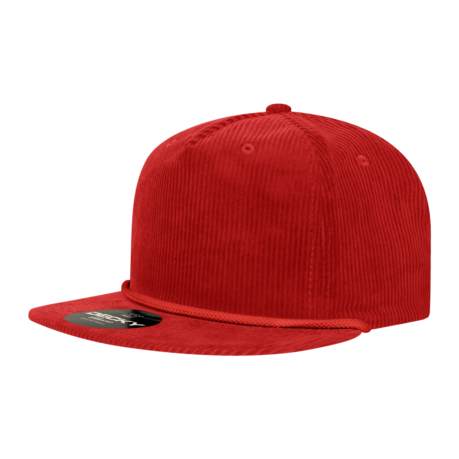 Decky 6043 5 Panel High Profile Relaxed Corduroy Rope Hat