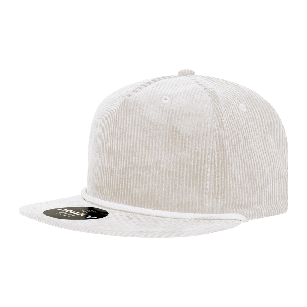 Decky 6043 5 Panel High Profile Relaxed Corduroy Rope Hat