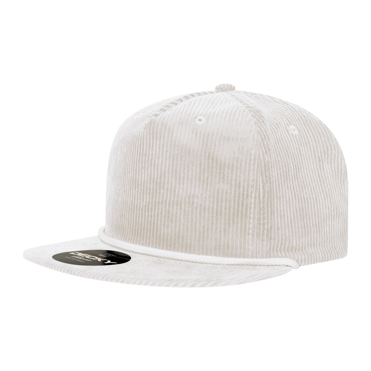 Decky 6043 5 Panel High Profile Relaxed Corduroy Rope Hat