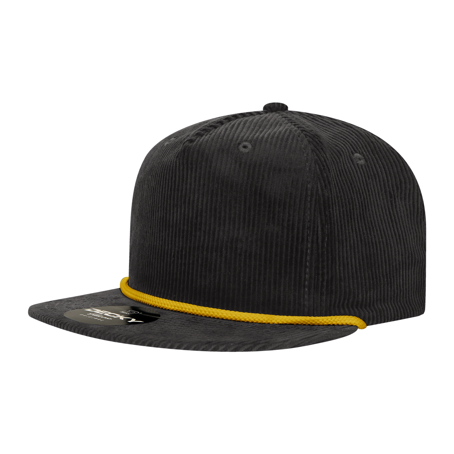 Decky 6043 5 Panel High Profile Relaxed Corduroy Rope Hat