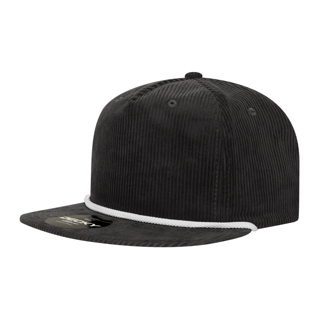 Decky 6043 5 Panel High Profile Relaxed Corduroy Rope Hat