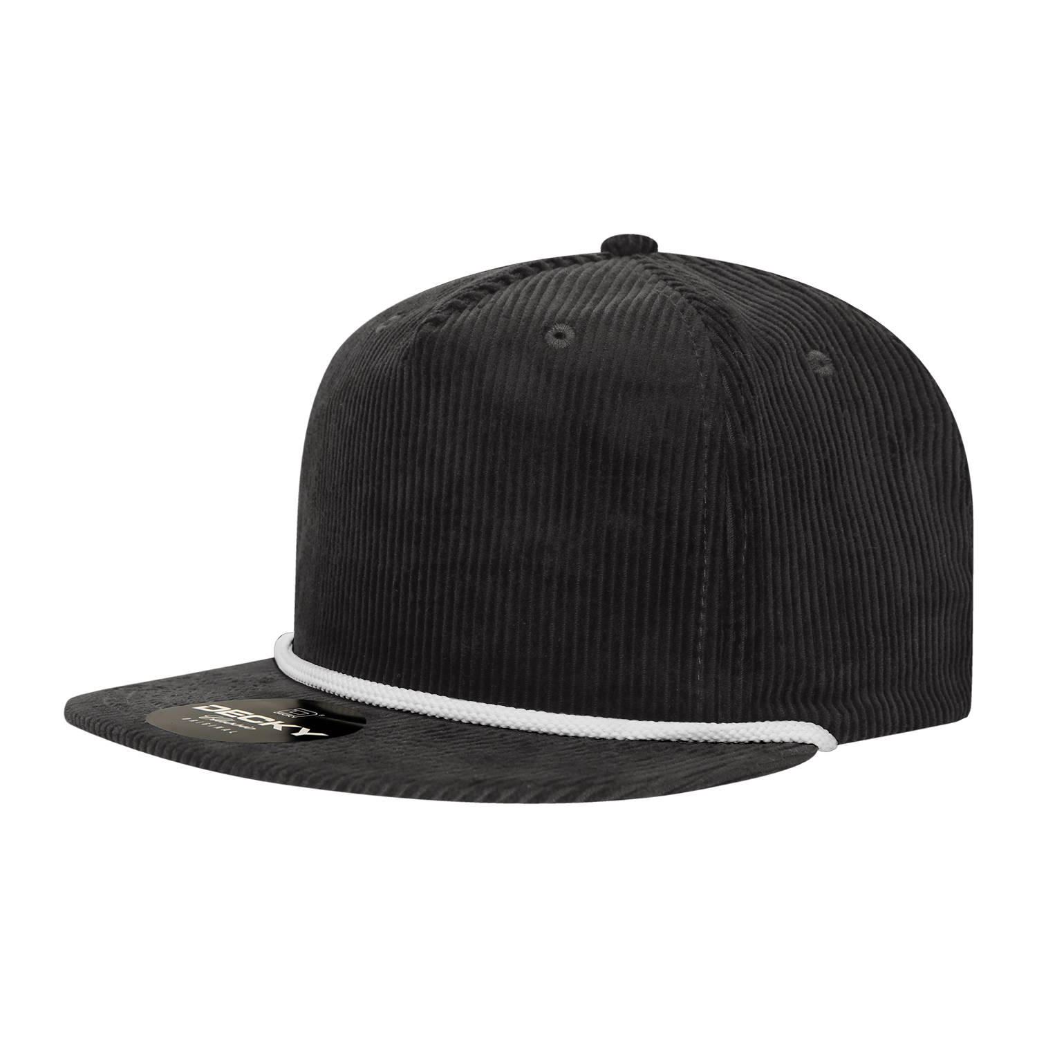 Decky 6043 5 Panel High Profile Relaxed Corduroy Rope Hat