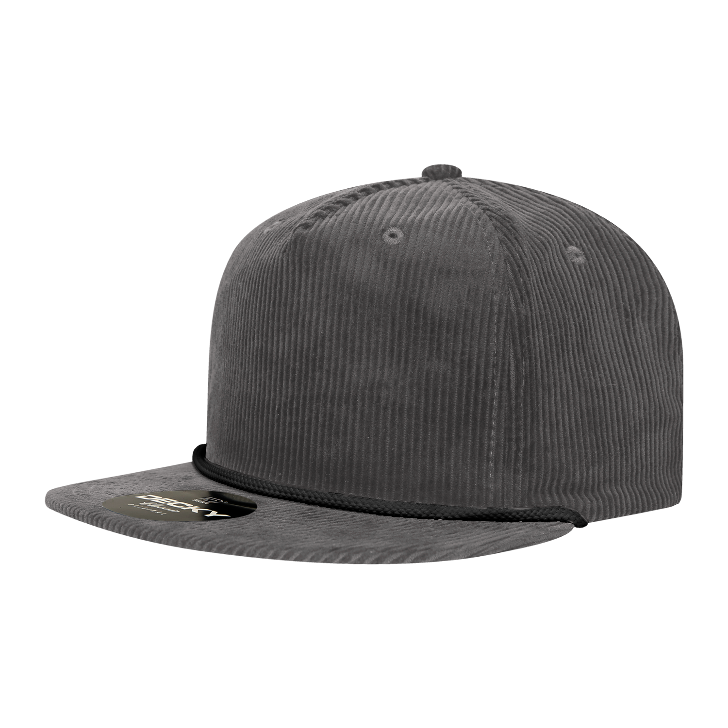 Decky 6043 5 Panel High Profile Relaxed Corduroy Rope Hat