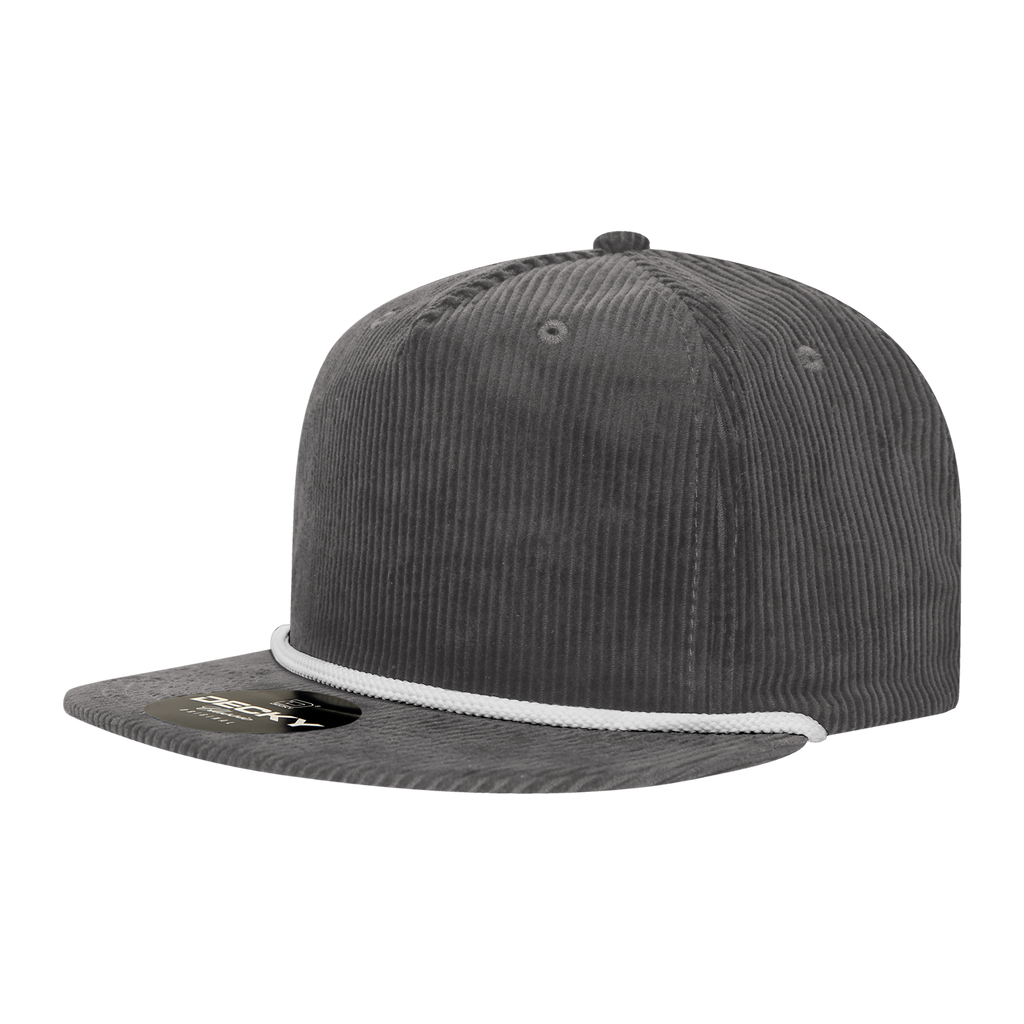 Decky 6043 5 Panel High Profile Relaxed Corduroy Rope Hat