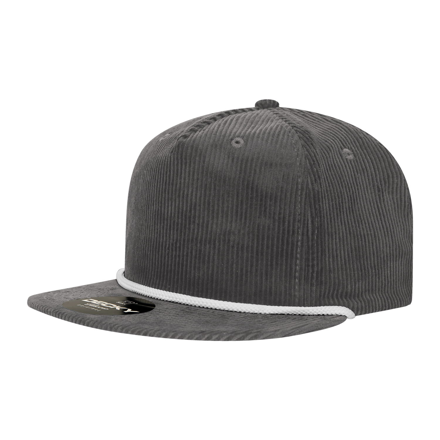 Decky 6043 5 Panel High Profile Relaxed Corduroy Rope Hat
