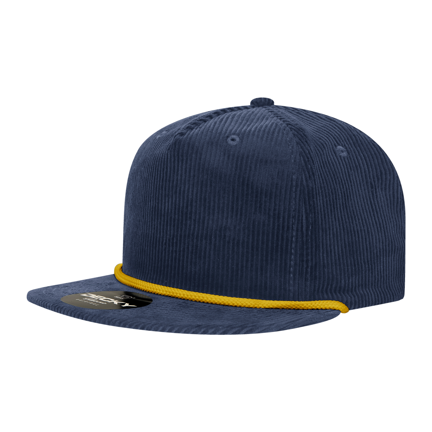 Decky 6043 5 Panel High Profile Relaxed Corduroy Rope Hat
