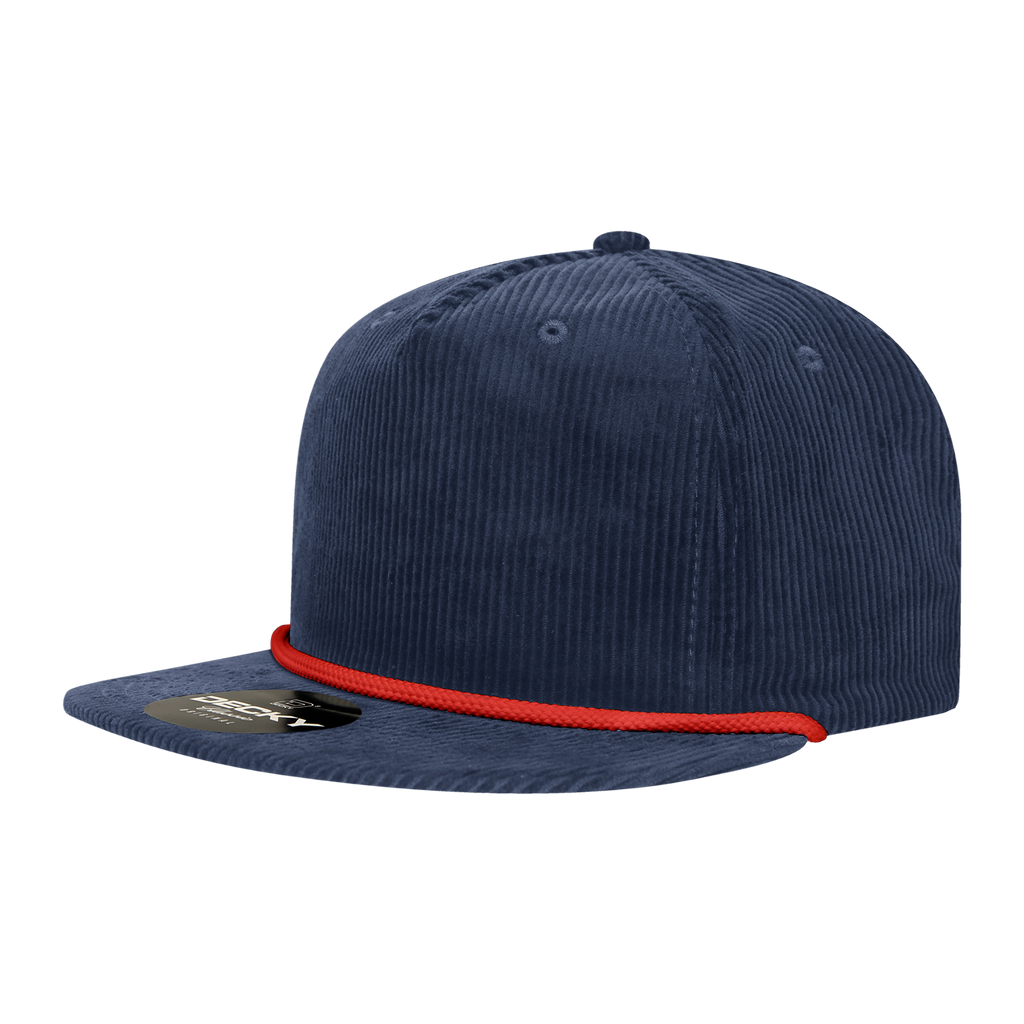 Decky 6043 5 Panel High Profile Relaxed Corduroy Rope Hat