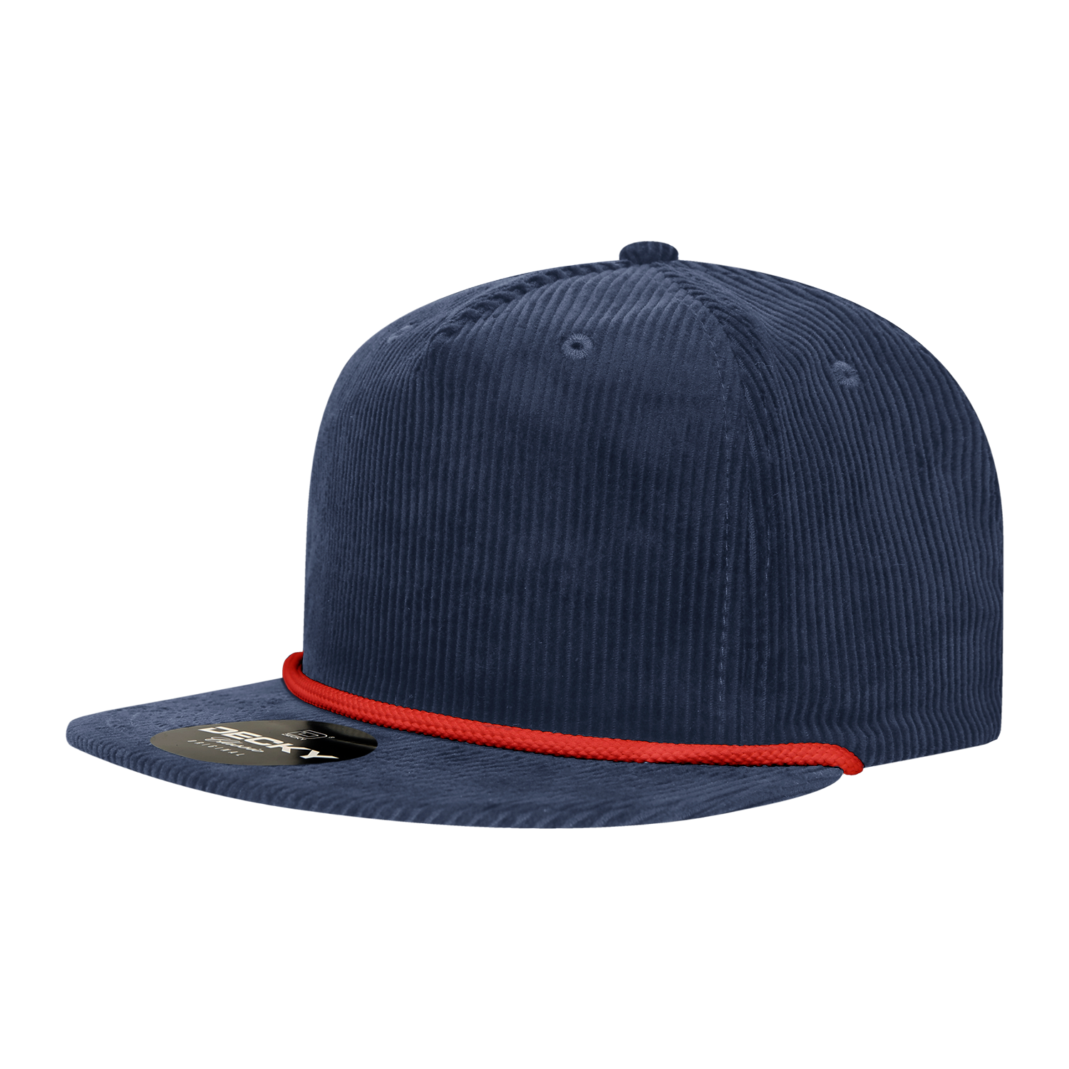 Decky 6043 5 Panel High Profile Relaxed Corduroy Rope Hat