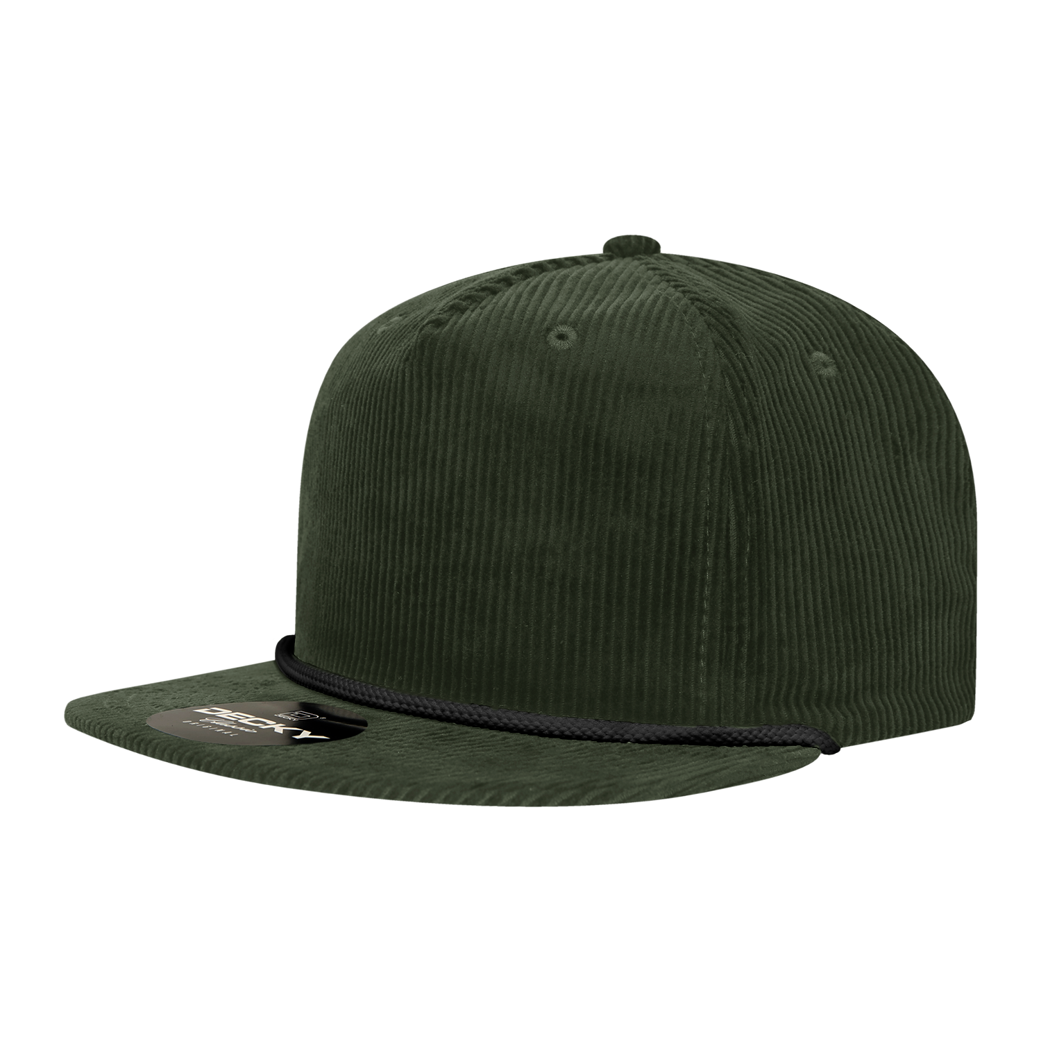 Decky 6043 5 Panel High Profile Relaxed Corduroy Rope Hat