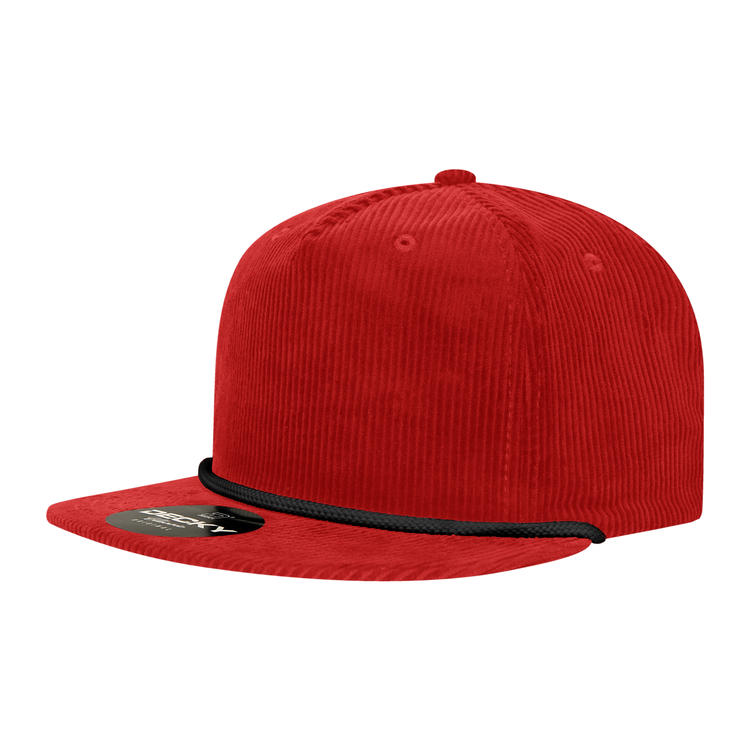Decky 6043 5 Panel High Profile Relaxed Corduroy Rope Hat