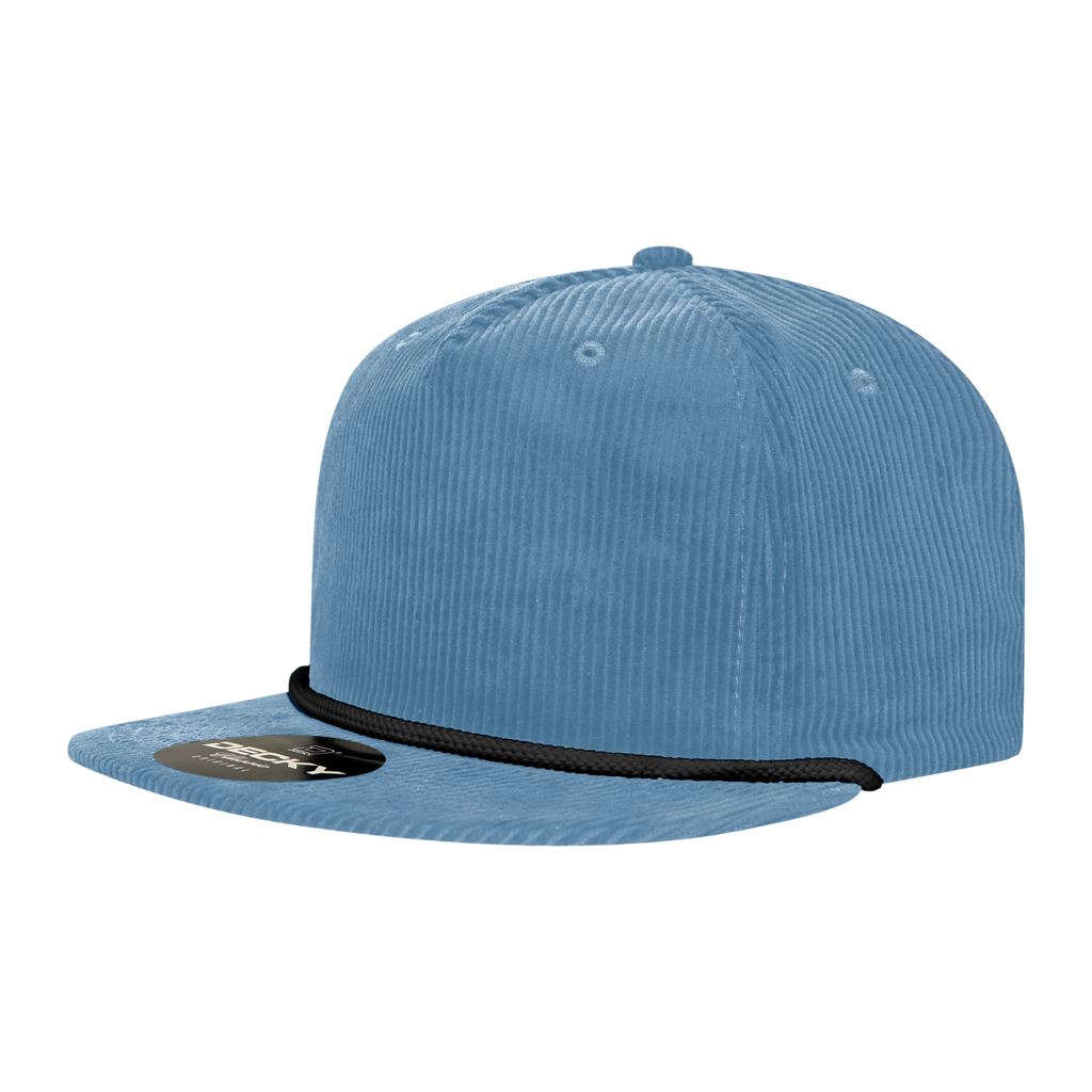 Decky 6043 5 Panel High Profile Relaxed Corduroy Rope Hat