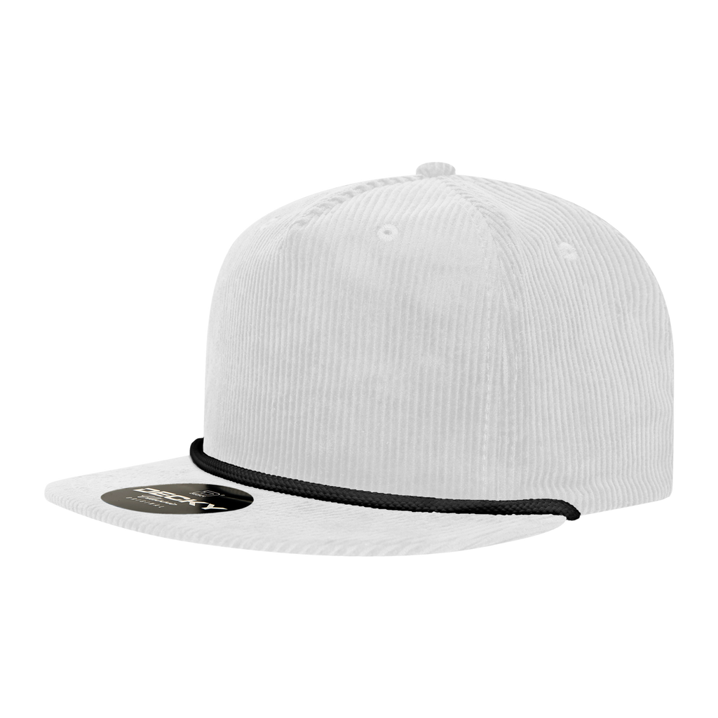 Decky 6043 5 Panel High Profile Relaxed Corduroy Rope Hat