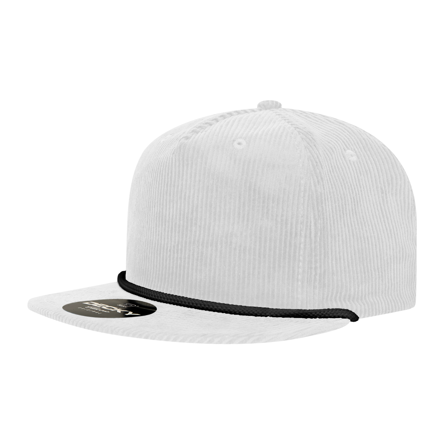 Decky 6043 5 Panel High Profile Relaxed Corduroy Rope Hat