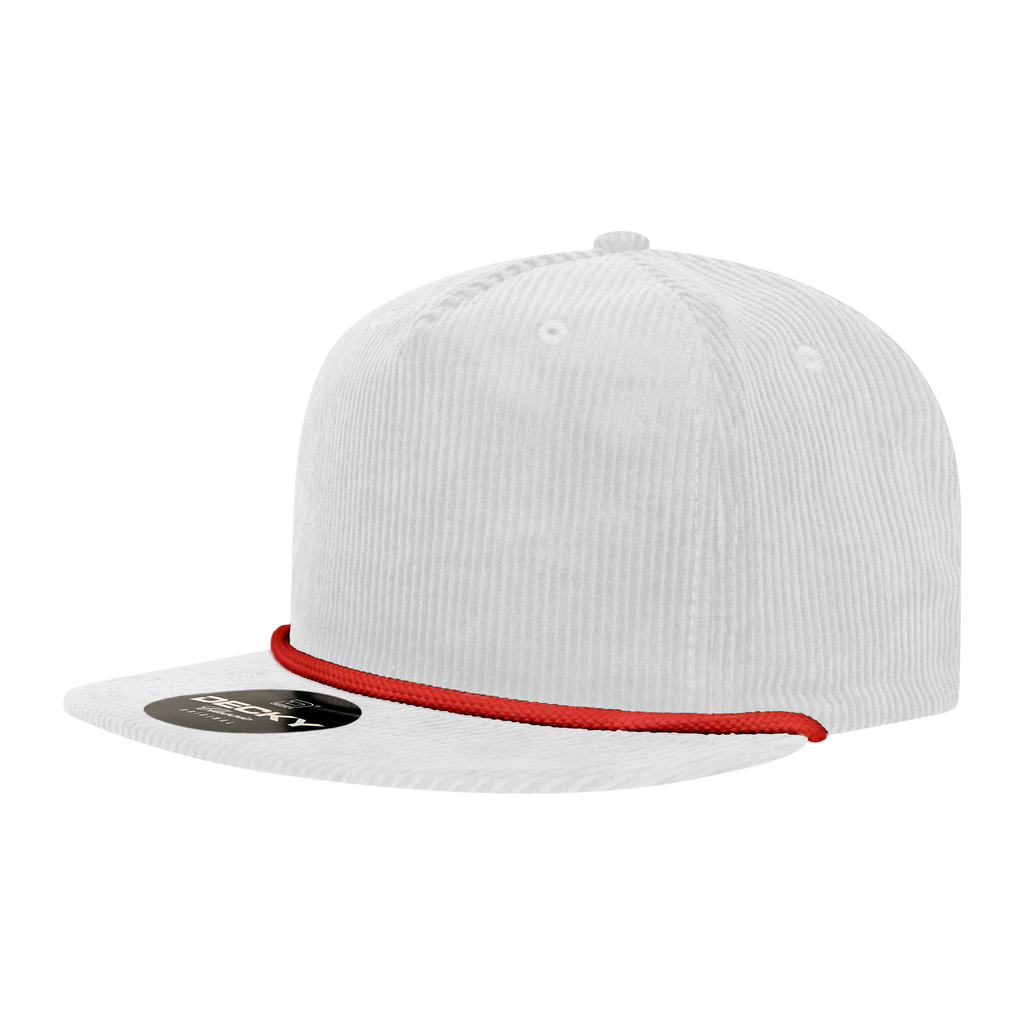 Decky 6043 5 Panel High Profile Relaxed Corduroy Rope Hat