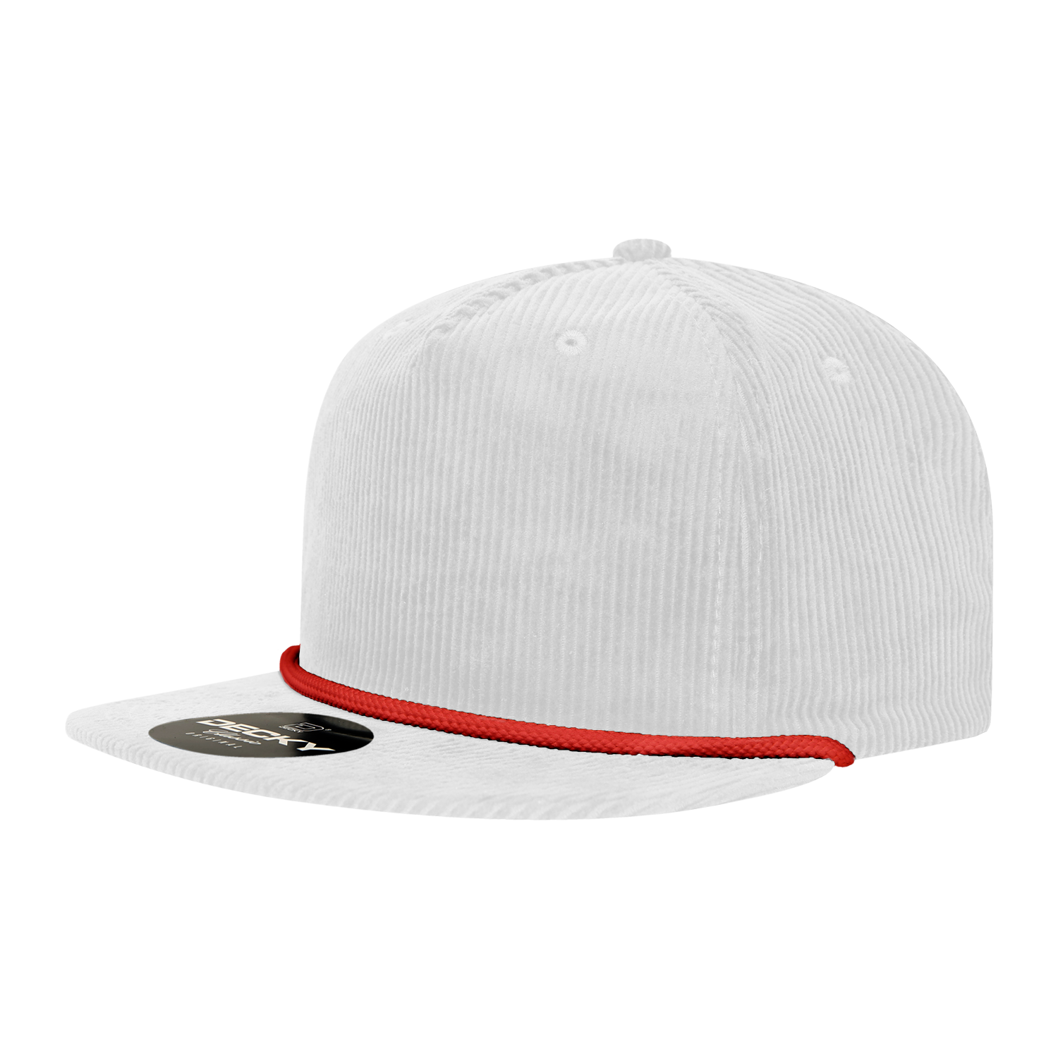 Decky 6043 5 Panel High Profile Relaxed Corduroy Rope Hat