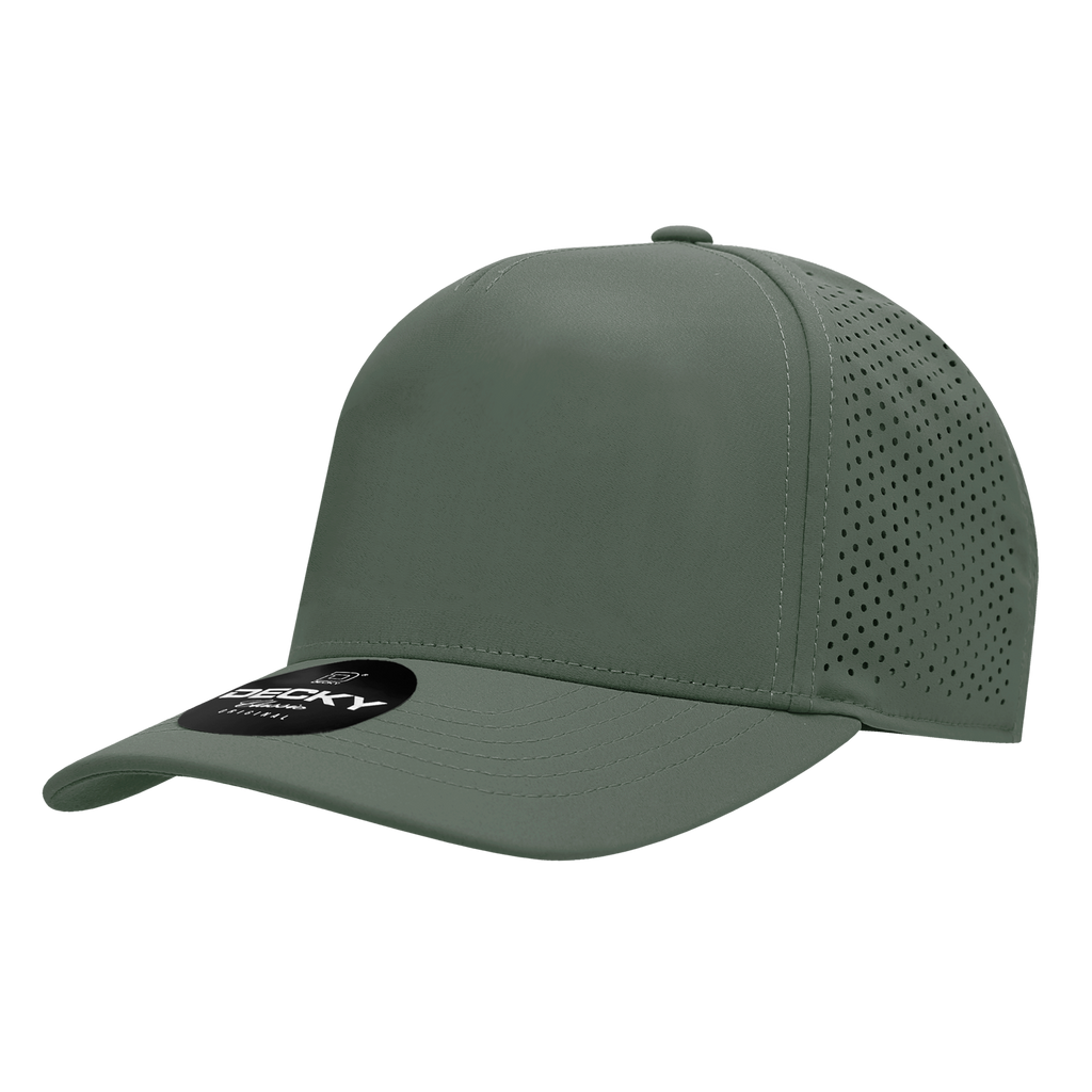 Decky 6045 5 Panel High Profile Structured Perforated Performance Cap