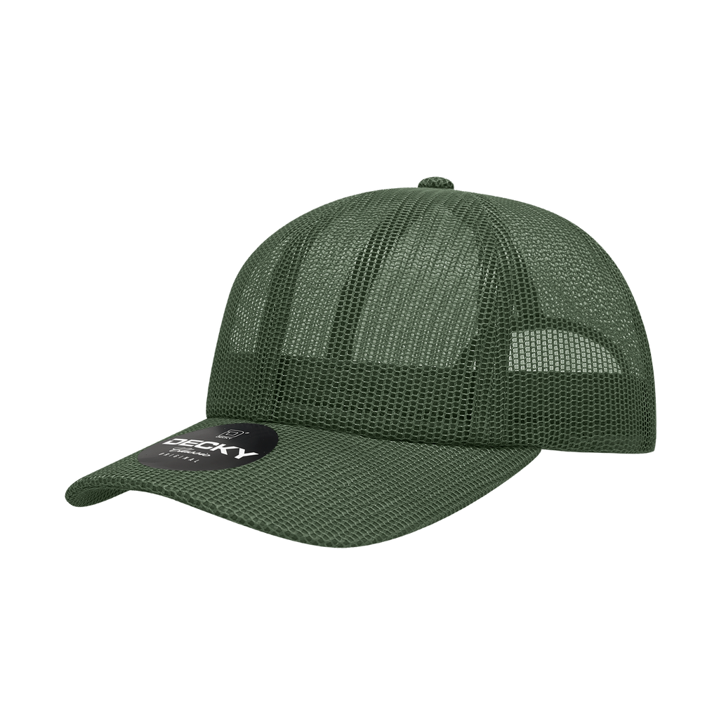 Decky 6047 6 Panel Mid Profile Relaxed Mesh Trucker