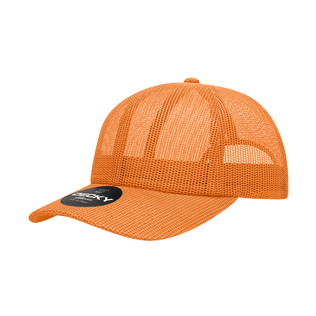 Decky 6047 6 Panel Mid Profile Relaxed Mesh Trucker