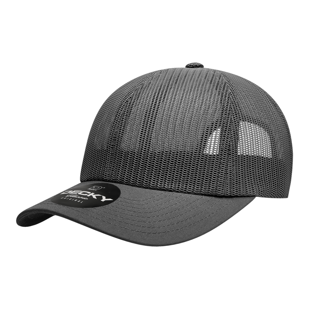Decky 6048 6 Panel Mid Profile Relaxed Mesh Crown Trucker