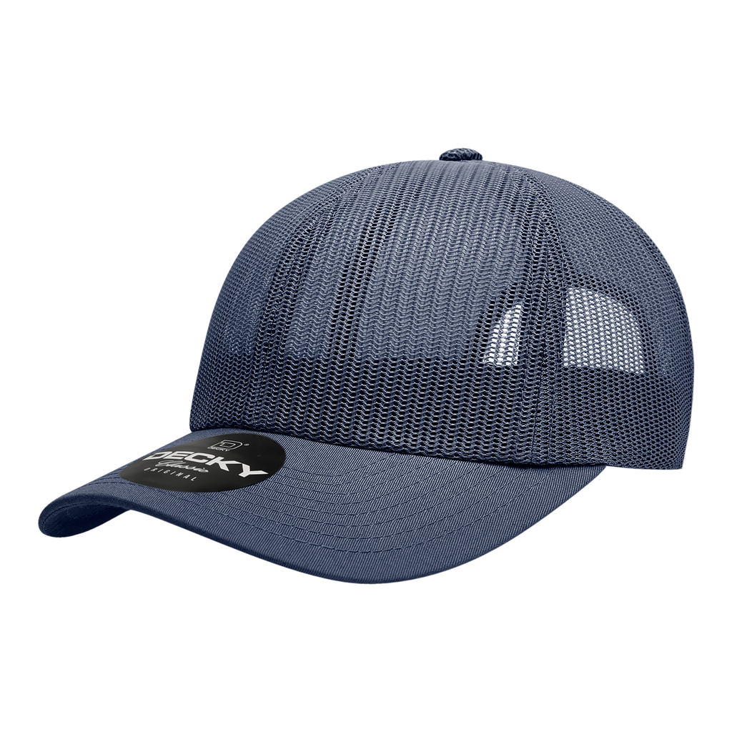 Decky 6048 6 Panel Mid Profile Relaxed Mesh Crown Trucker