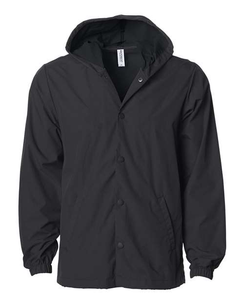 Independent Trading Co. EXP95NB Men's Water-Resistant Hooded Windbreaker