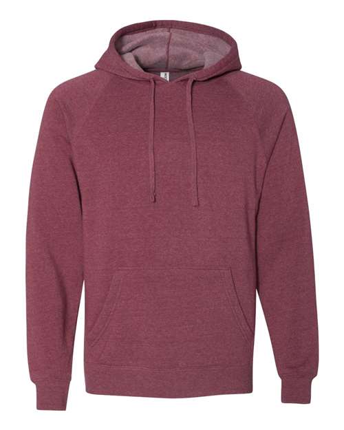 Independent Trading Co. PRM33SBP Unisex Special Blend Raglan Hooded Sweatshirt